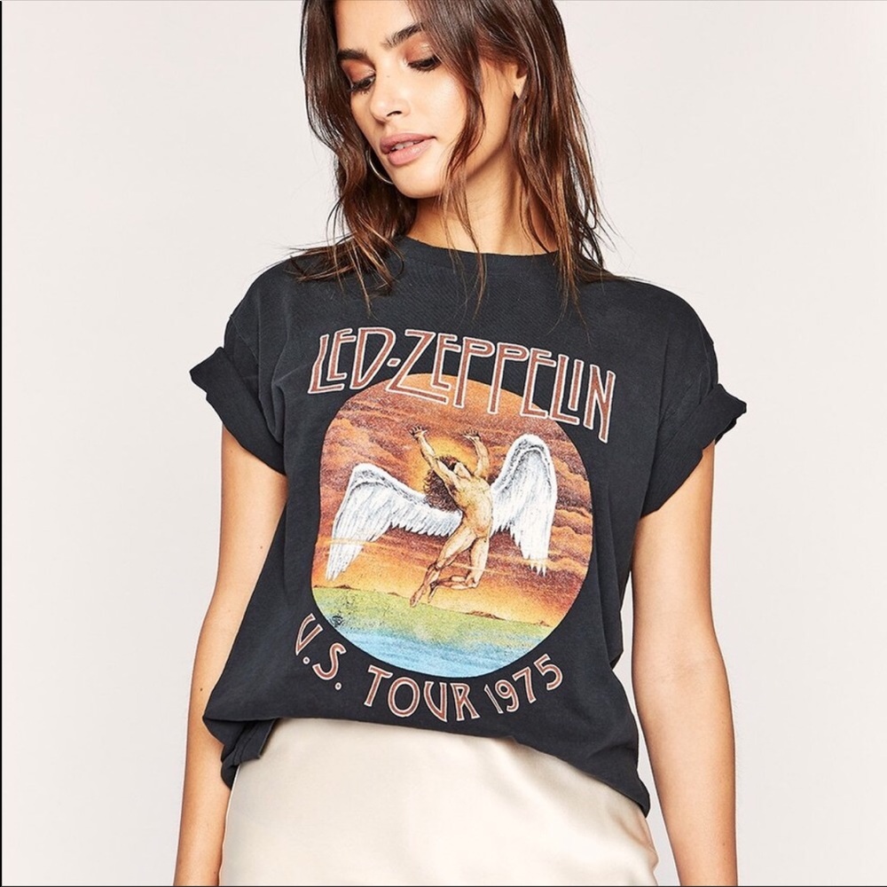 Daydreamer Led Zeppelin distressed graphic tee